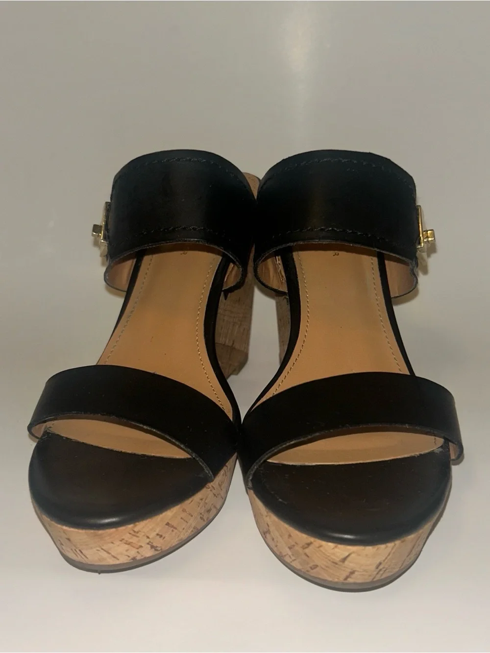 Tommy Hilfiger Black Madasen Wedge -Size 9M